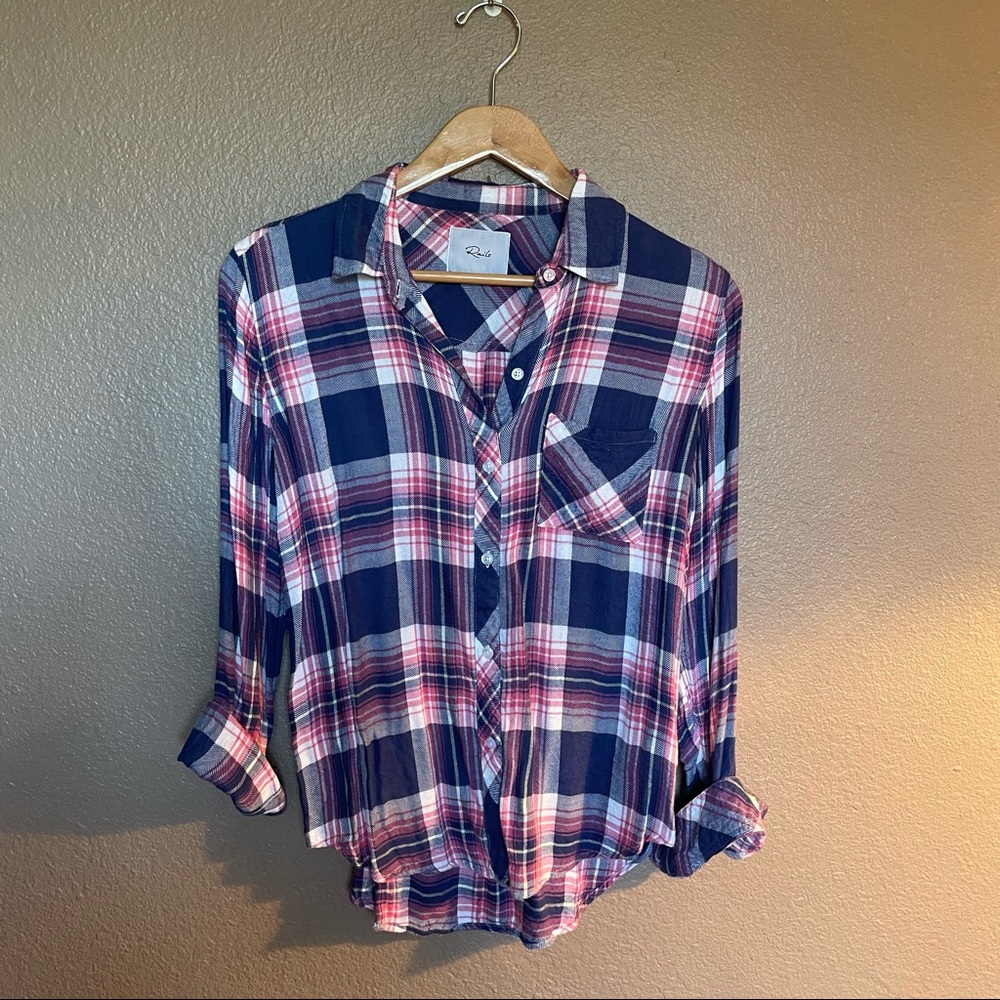 Rails Hunter Top Pull-over Style Flannel